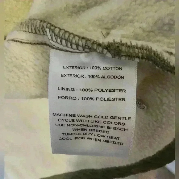 Hang Ten NWT Women's Utility Fleece lined Jacket Plush Collar Olive Size L - Picture 5 of 5